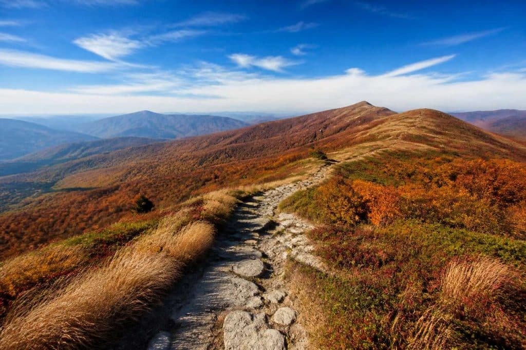 Sentiers des Bieszczady pour des randonnées d'automne