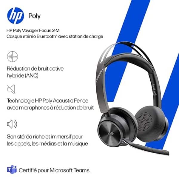 Découvrez notre test détaillé des écouteurs Poly Voyager Focus 2 UC : autonomie, qualité audio, micro et charge rapide pour vos réunions professionnelles.