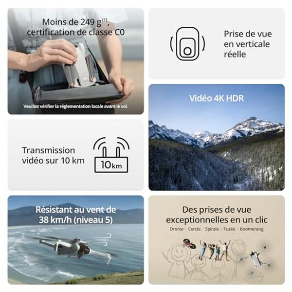 Découvrez notre test détaillé du DJI Mini 3 : performances, qualité vidéo 4K HDR, stabilisation 3 axes et autonomie de ce drone caméra ultra-compact et performant.
