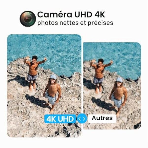 Découvrez notre test du drone Loolinn avec caméra 4K, autonomie exceptionnelle de 40 minutes et caractéristiques techniques détaillées pour bien choisir votre drone.