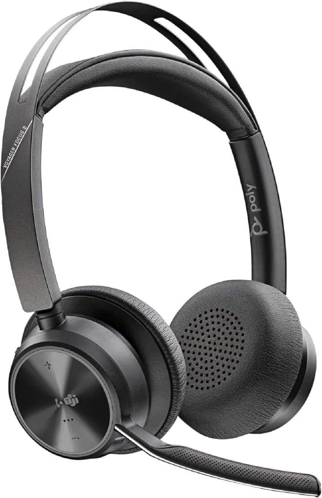 Test du Poly Voyager Focus 2-M : casque performant avec annulation de bruit et bluetooth