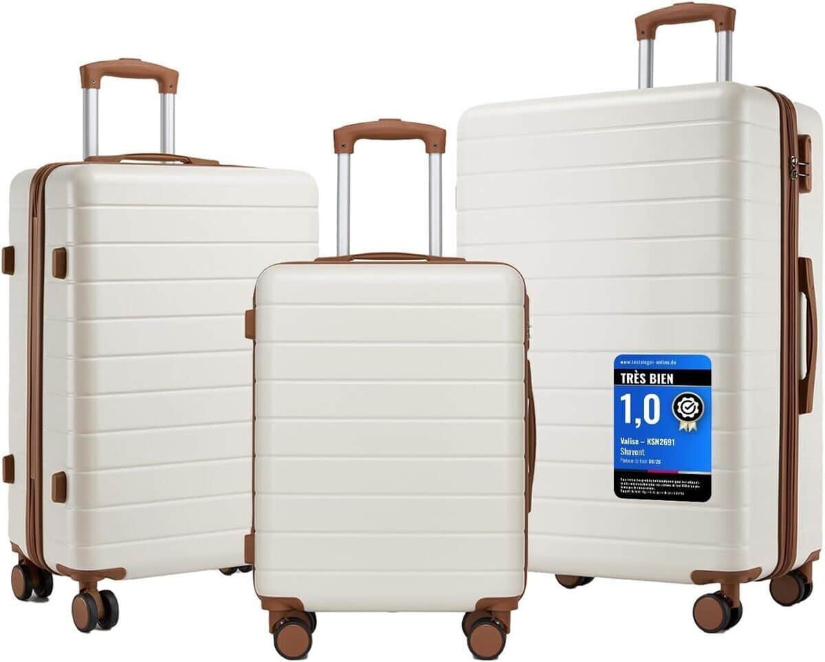 Test du set de 3 valises rigides Shavont