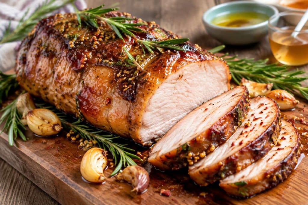 Rôti de porc au miel et au romarin : la recette sucrée-salée qui sublime votre dîner